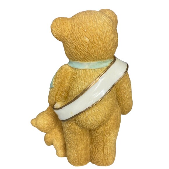 Cherished Teddies Bear "This Calls for a Celebration" Congrats Figurine 1997 - Picture 4 of 9